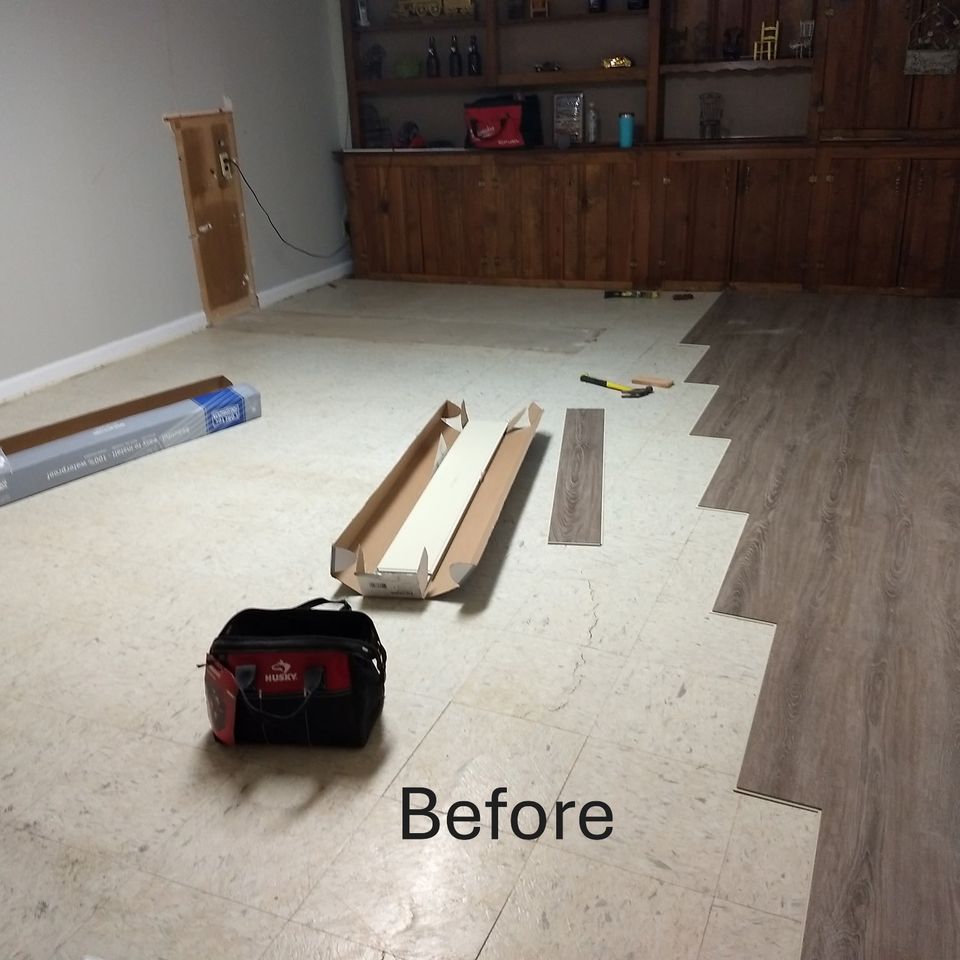 Bdj flooring before