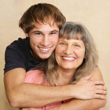 Mother and son
