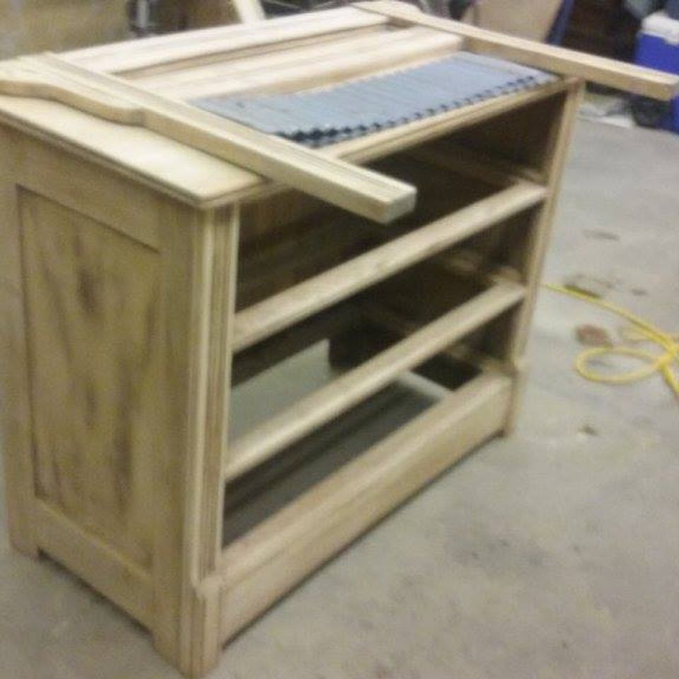 Before picture of dresser chris