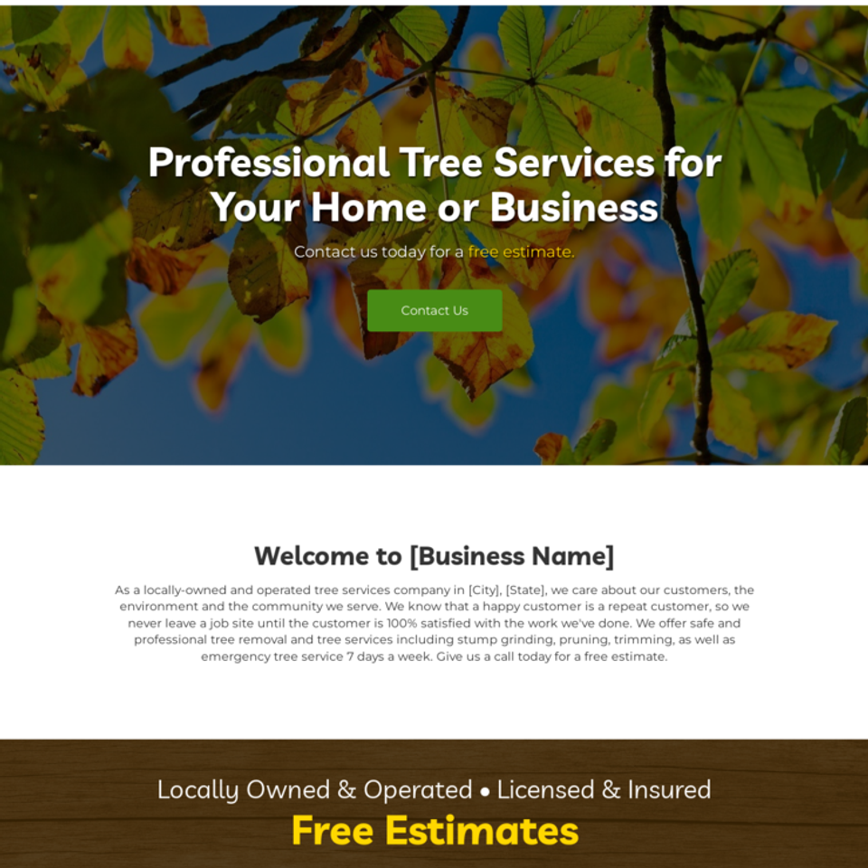 Tree trimming services