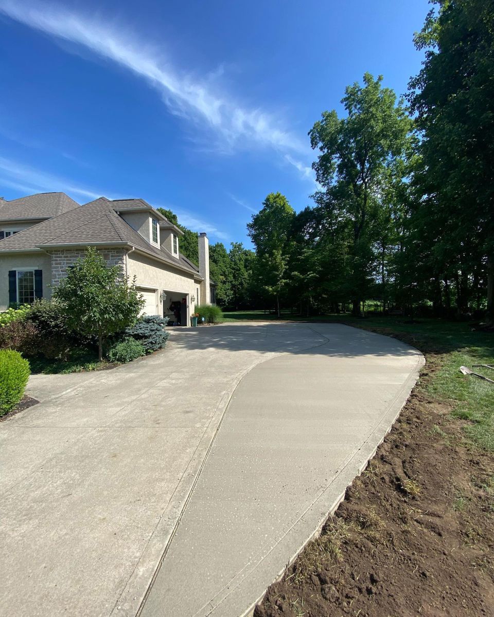 Concret driveway