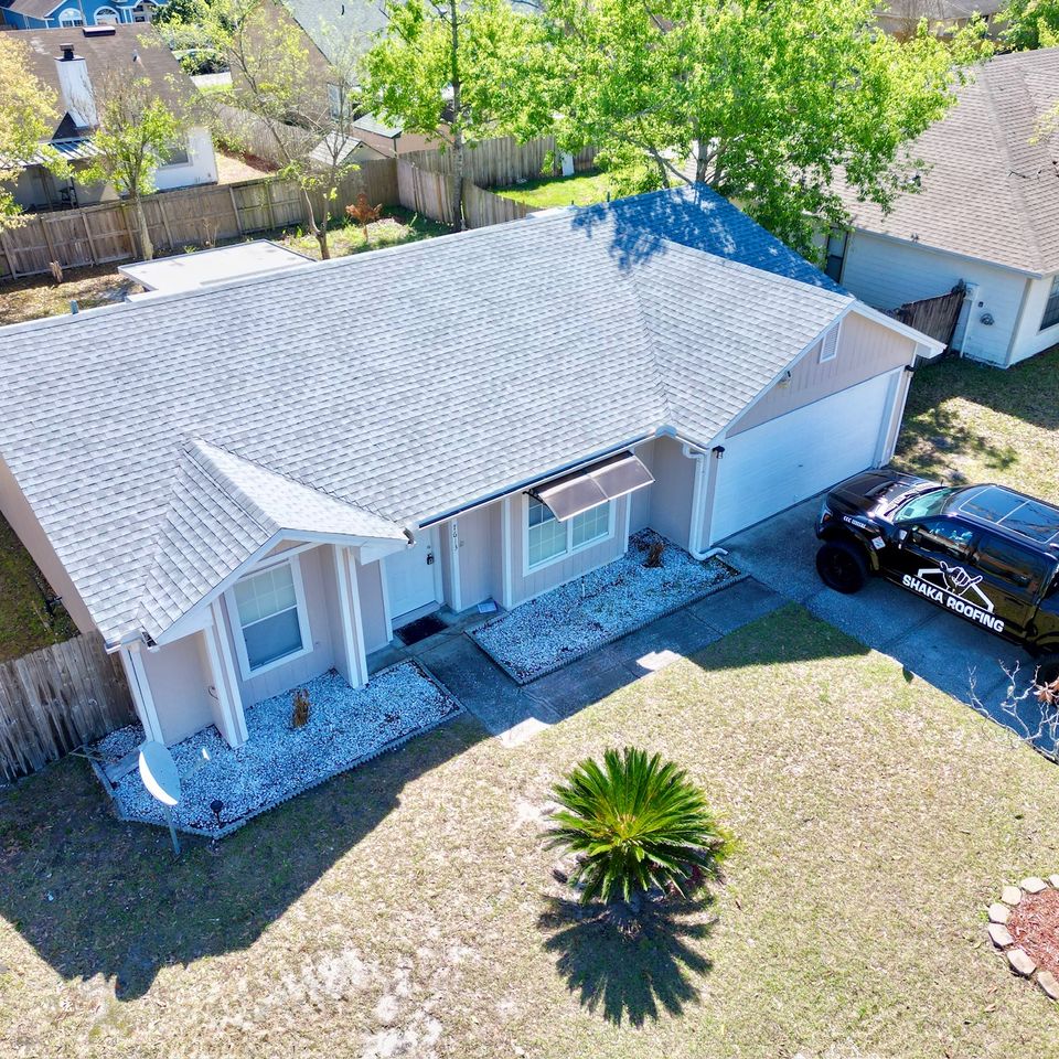 Shaka roofing oyster gray shingles new roof