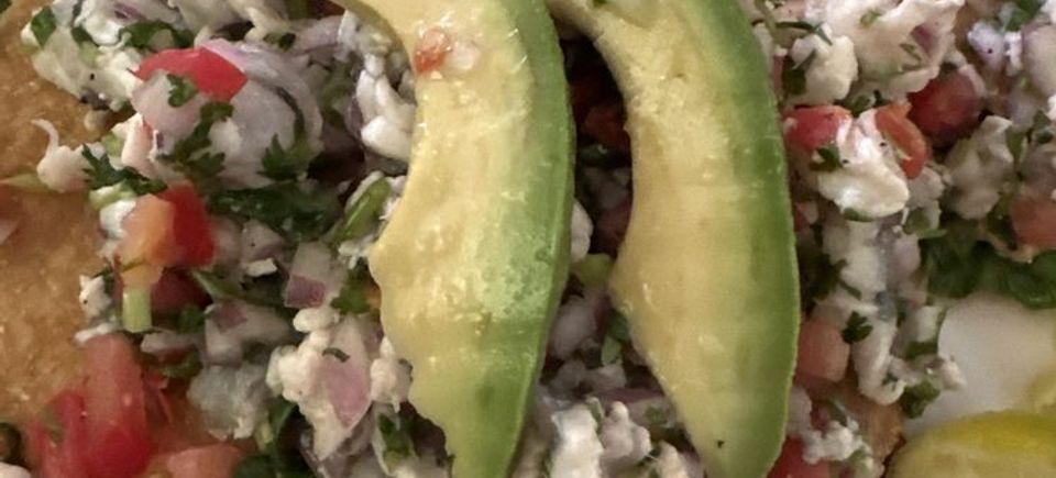 Taqueria franco tostada marisco
