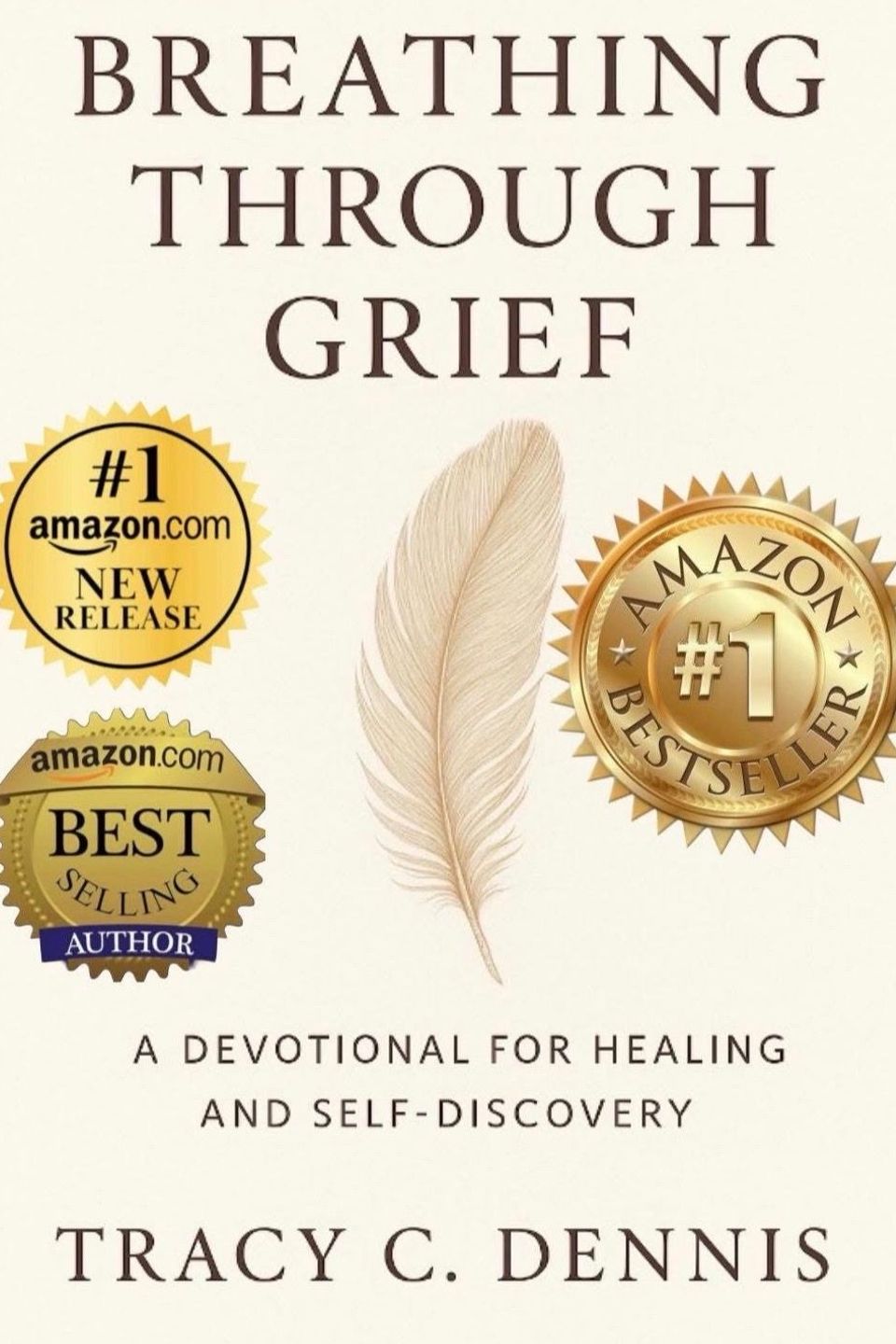 Breathing through grief book cover