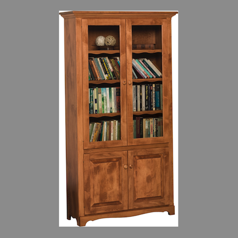 Ww maple grove 4 door bookcase