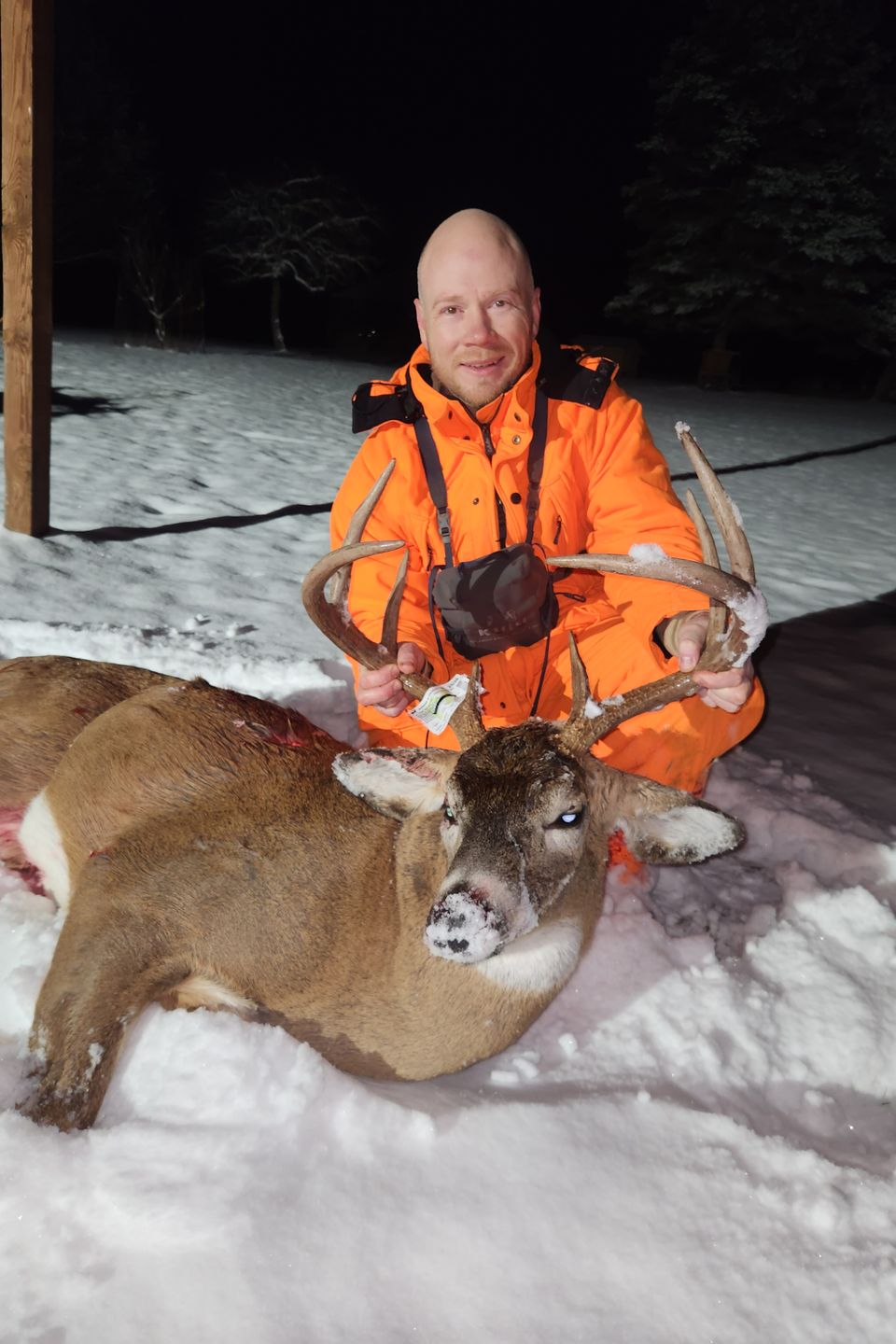 Kevin Strunk of Marietta, PA shot an 8-point buck in Potter County