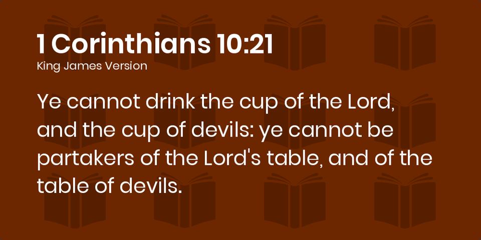 1 corinthians 10 21