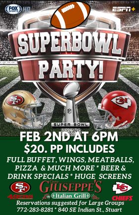 Cg super bowl party