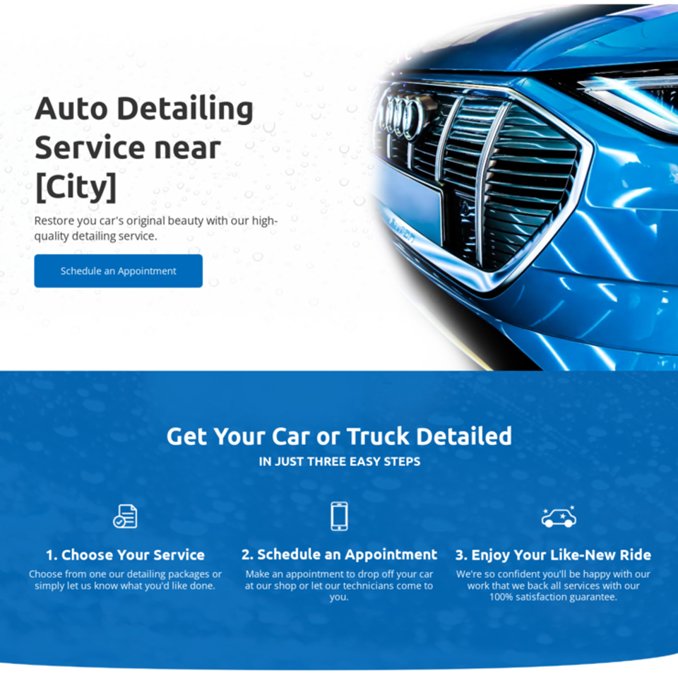 Auto detailing
