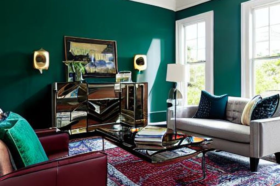 "Delgado's Quality Painting Services: Bold Accent Walls Infusing Drama and Personality into Luxury Living Spaces"