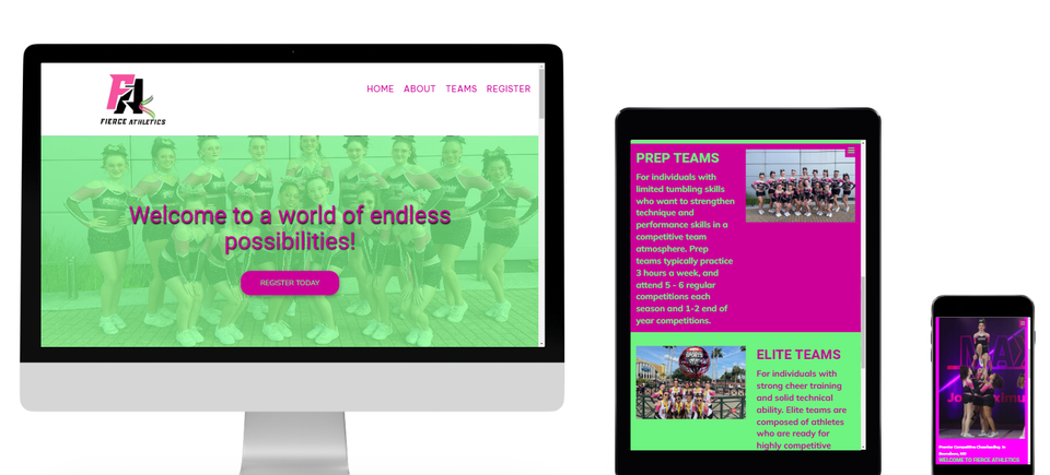 Fierce athletics competitive cheer