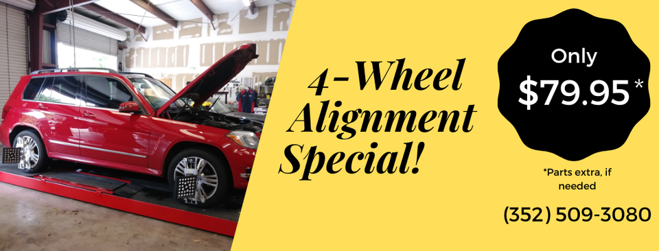 Mccoy auto clinic alignment special  79.95