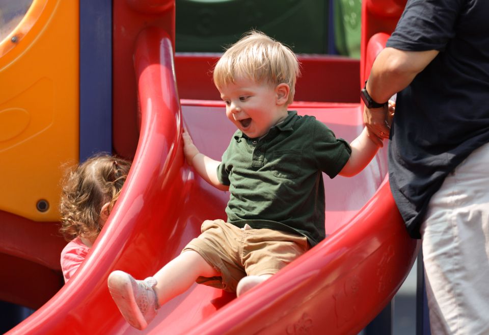 Little boy slide