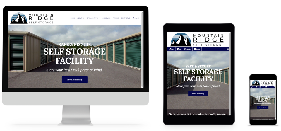 Website mountain ridge self storage