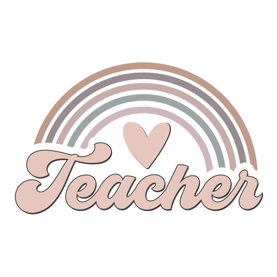 School   teacher rainbow