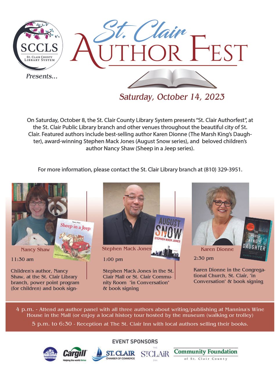 Authorfest flyer copy