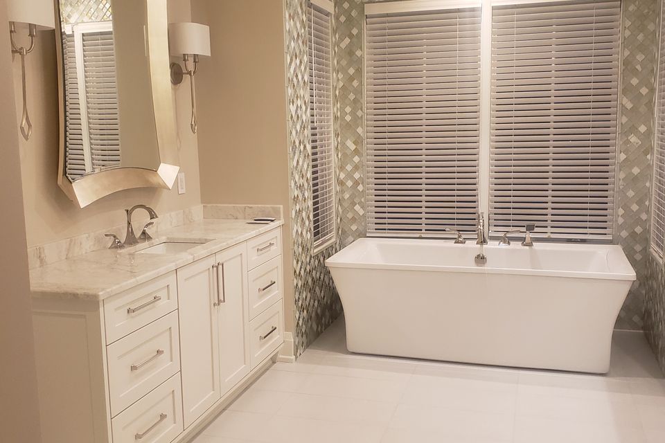 Bathroom doorway view