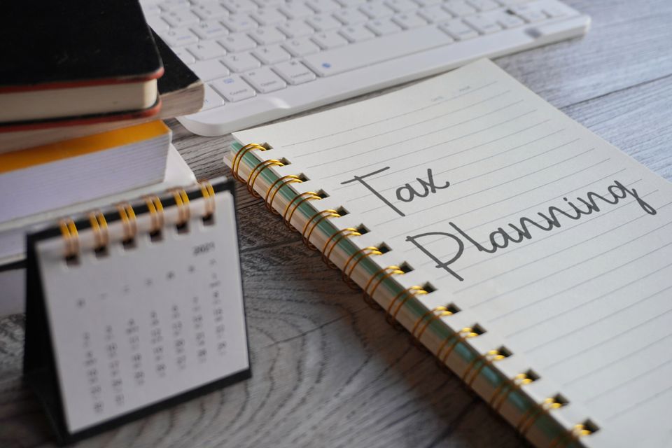 Closeup image of notebook with text tax planning a 2023 11 27 05 13 13 utc