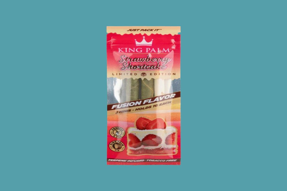 King Palm Strawberry Shortcake 2 Minis Wraps