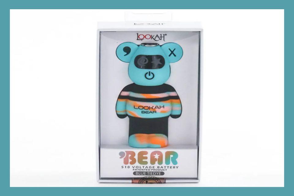 Lookah Bear Blue Tiedye