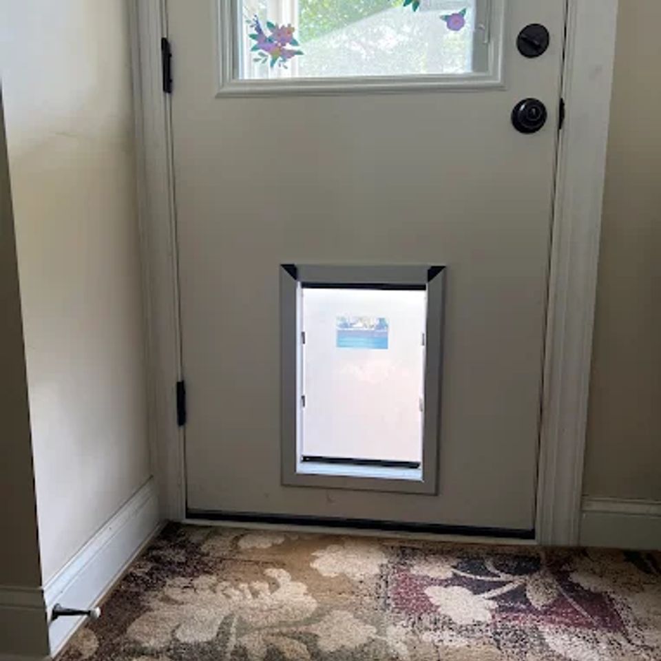 Doggy door install