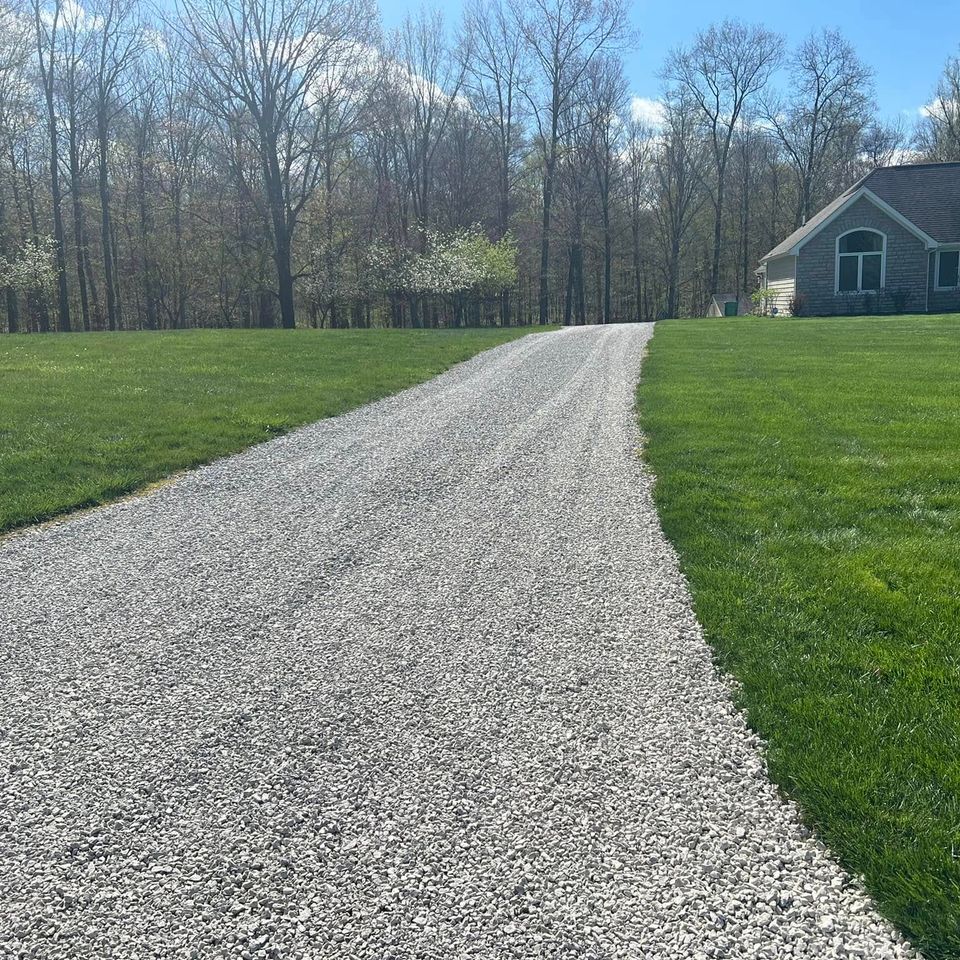 Mahaffey property services gravel driveway