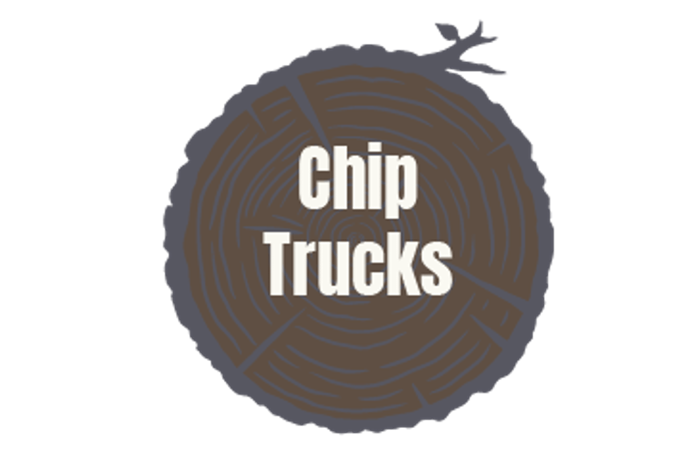 Equipment service icons chip trucks