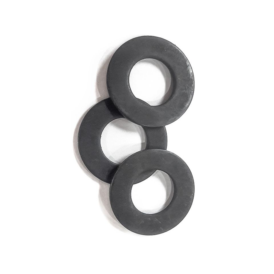 Grade 8 flat washers black