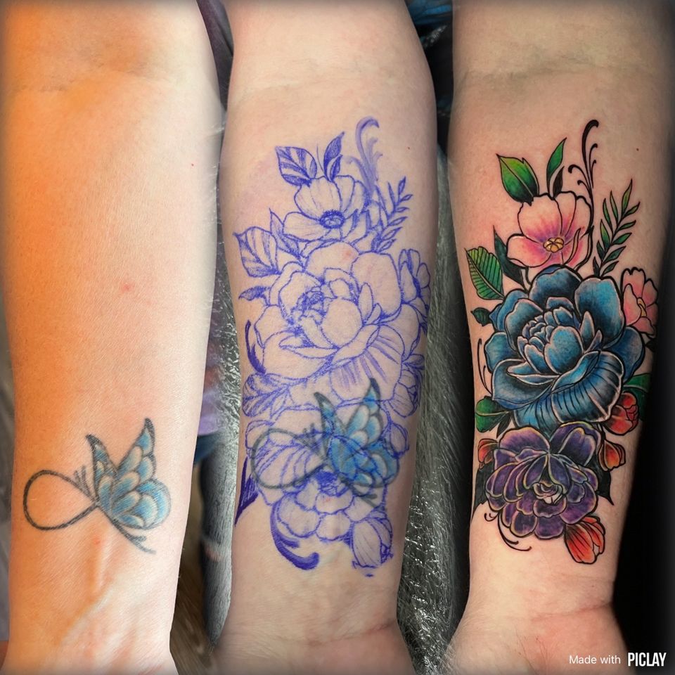 Josh flowers cover up