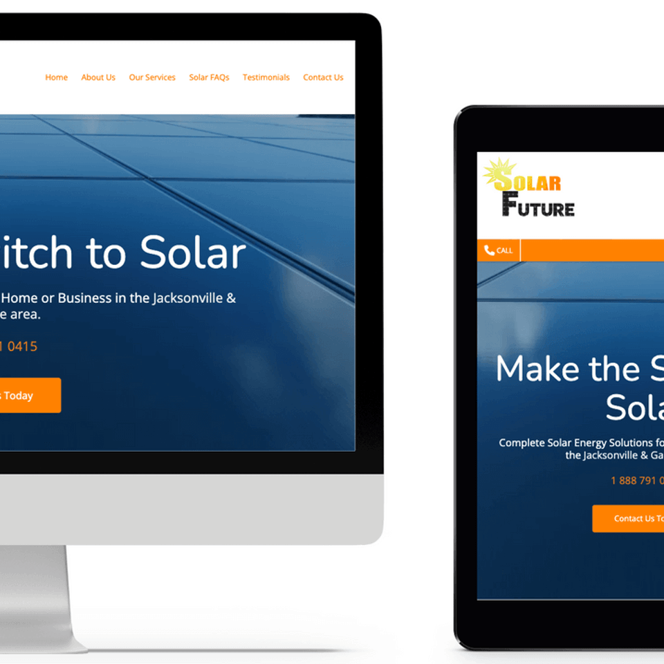 Solar web design
