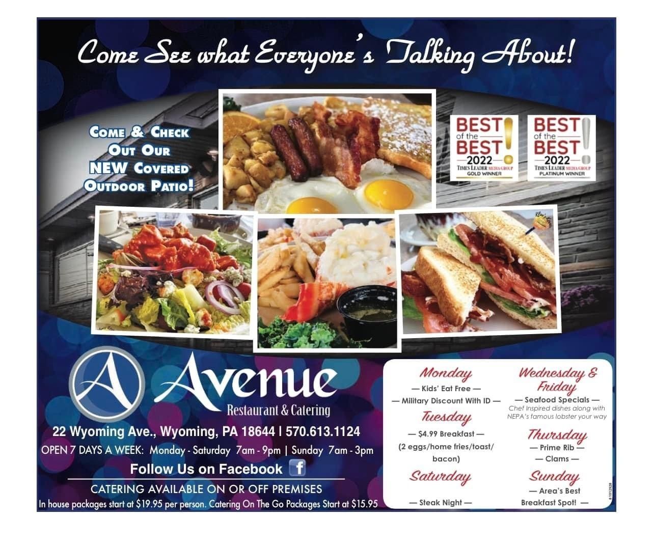 The Avenue Restaurant Catering