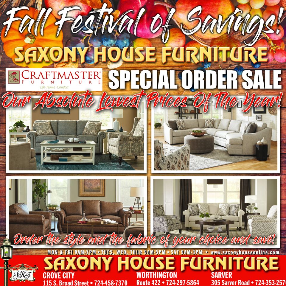 Saxony House Furniture Promotions