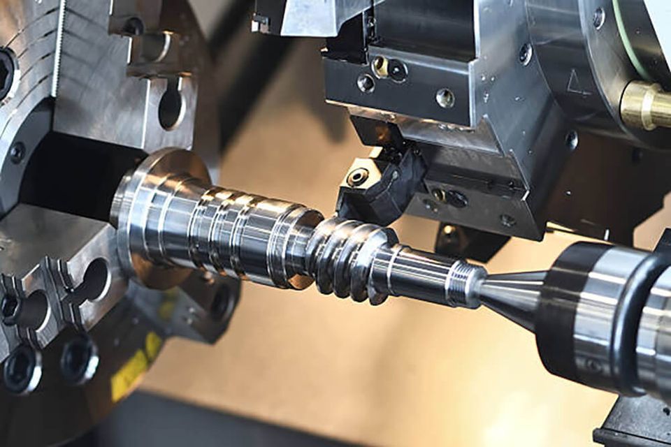 Lathe turning