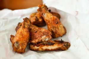 6 chicken wings