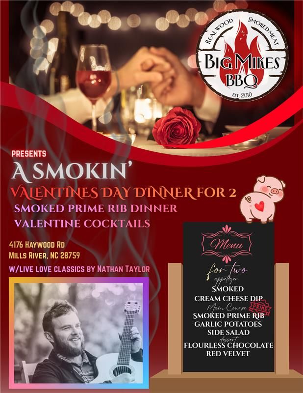Big mikes bbq v day flyer