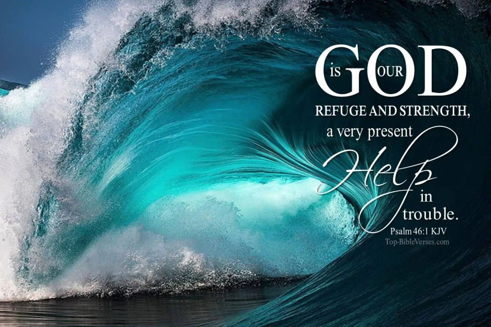 Psalm 46 1 kjv christian bible verse desktop wallpaper 5