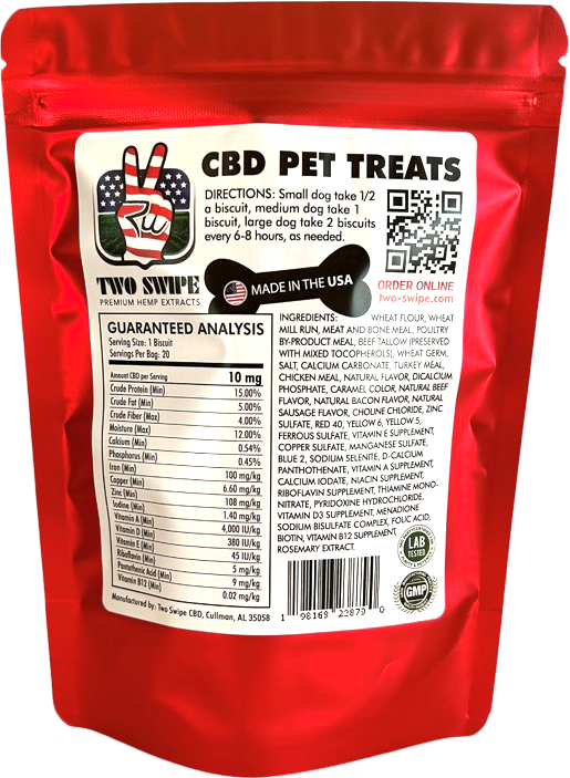 Pet treats back