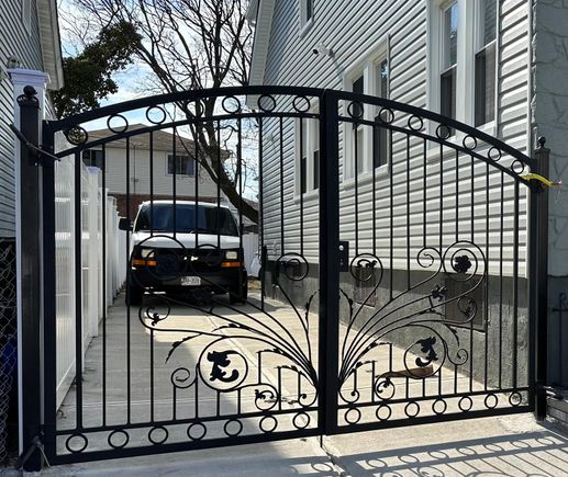 Pedestrian Iron Fence