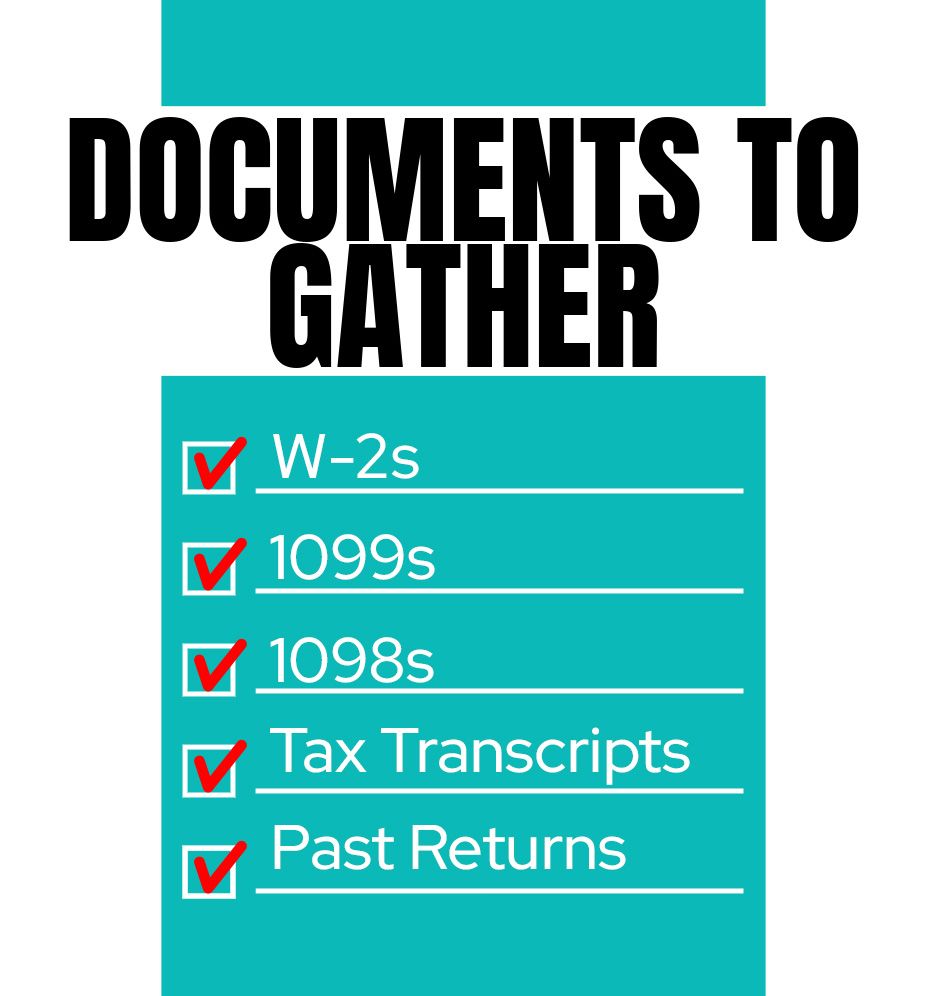 Documents needed to file a tax return