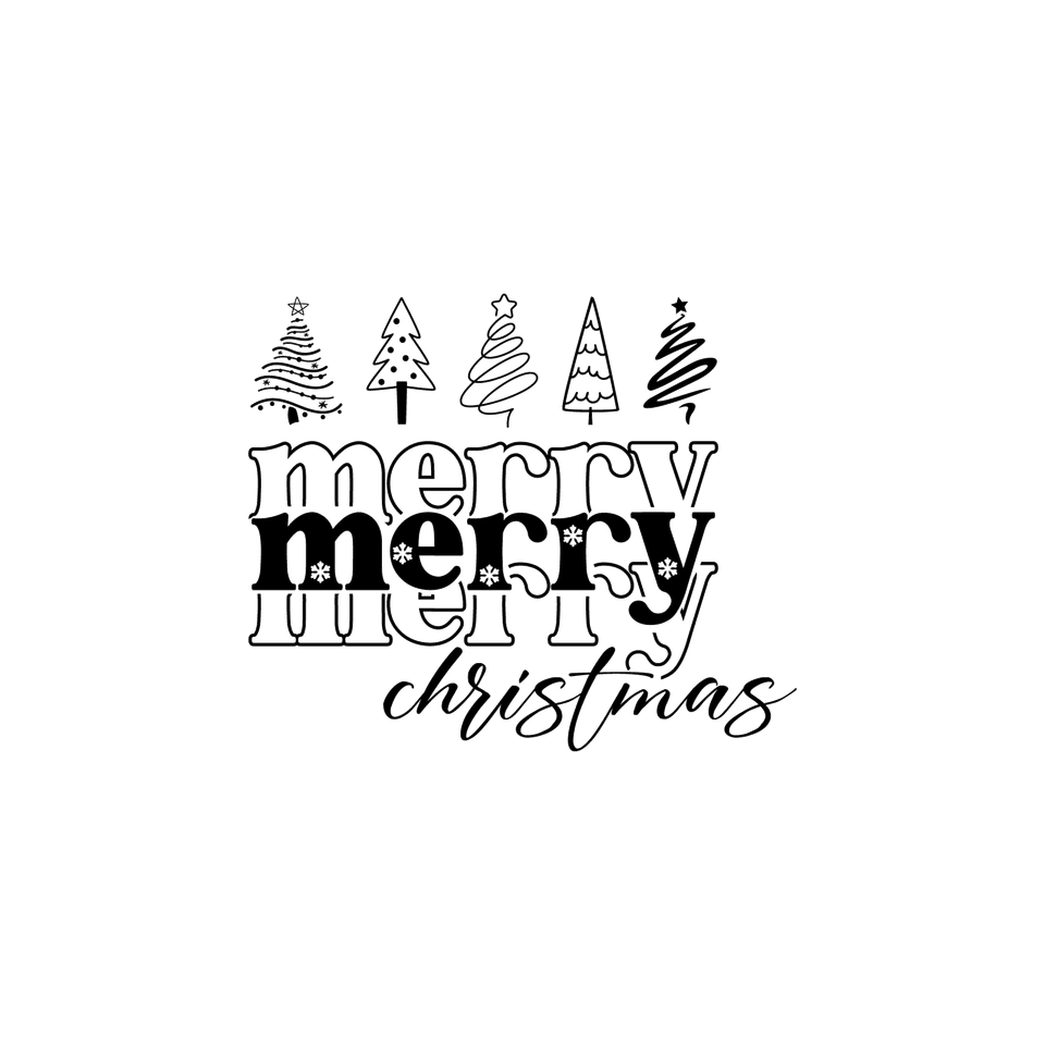 Seasons   christmas merry christmas b w