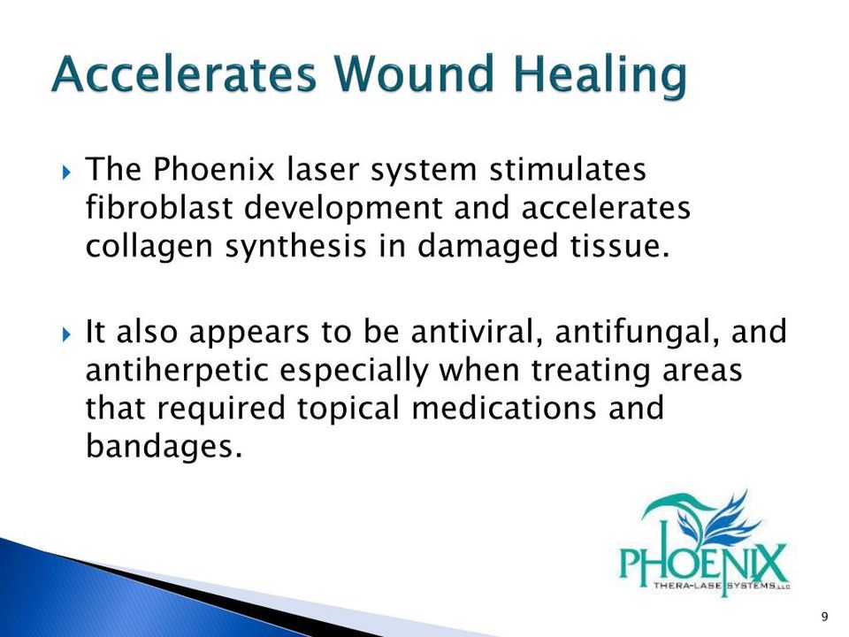 Accelerates wound healing l