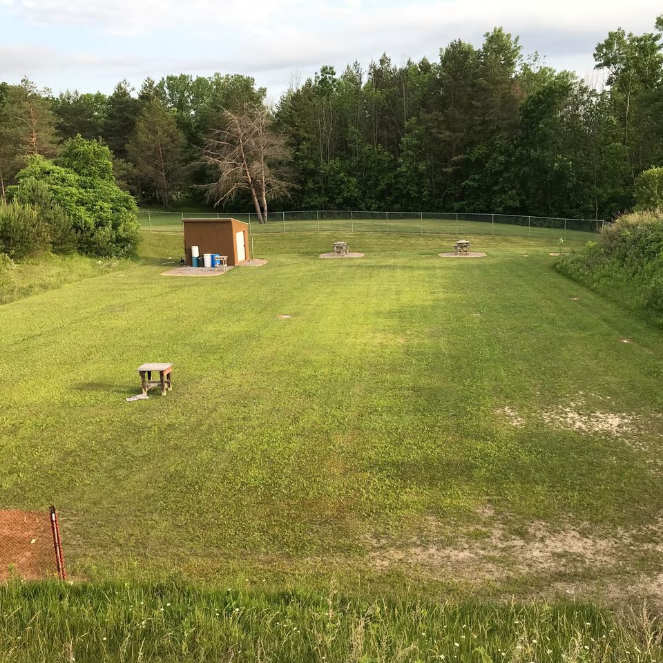 Range from berm