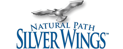 Natural path silver wings logo