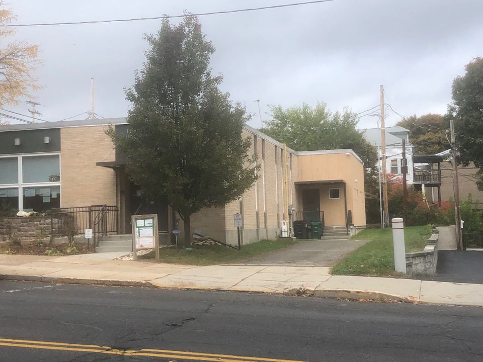 Lehighton library addition completed exterior