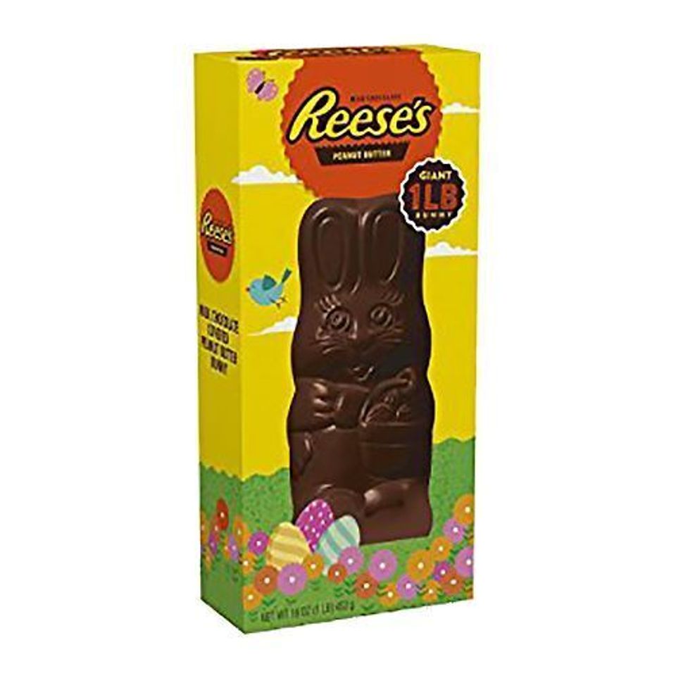 All city candy reeses peanut butter filled giant chocolate bunny 1 lb easter hersheys 490710 600x