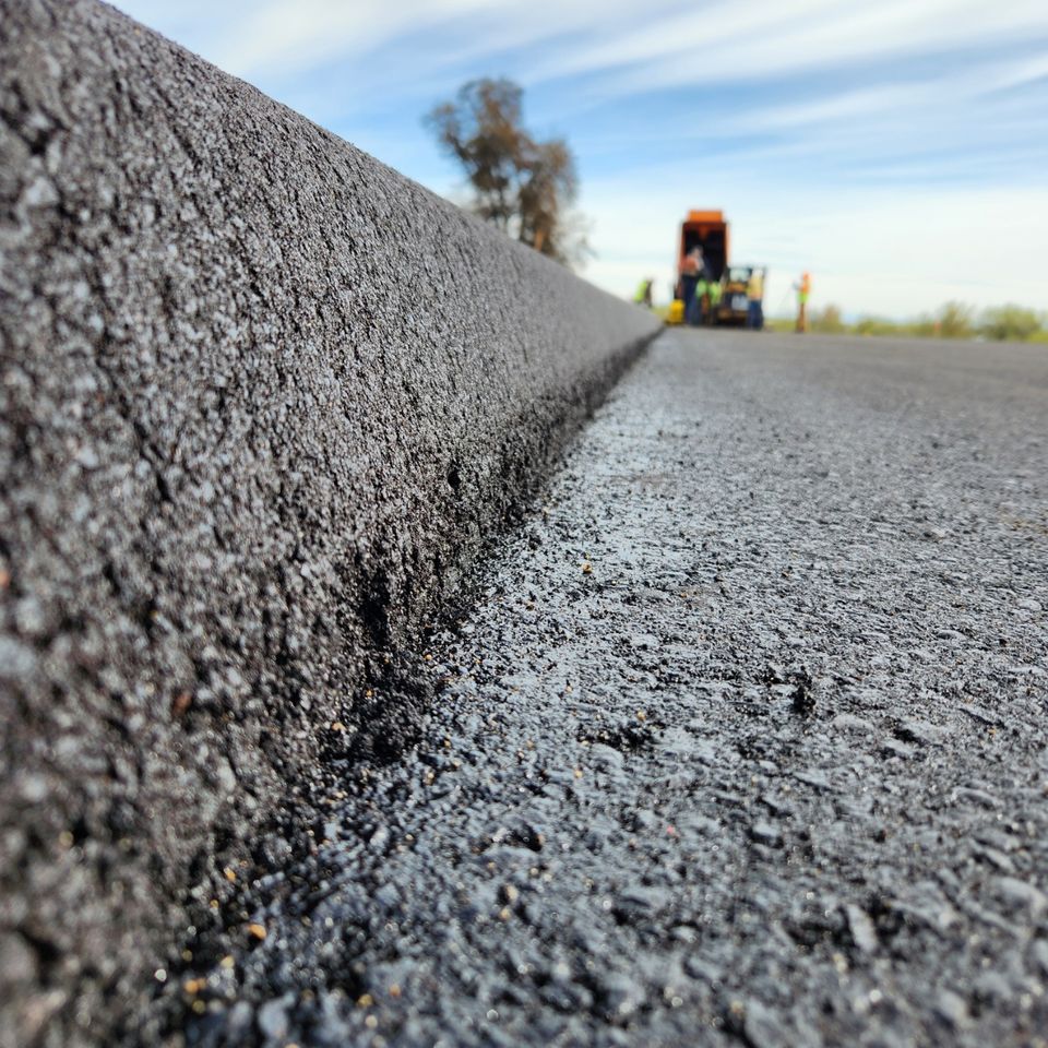 Prime Construction & Asphalt - Caldwell, ID - Asphalt Curbing Close Up