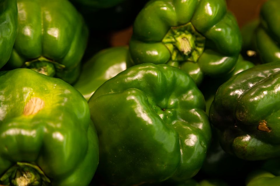 Project fuul plate grren peppers