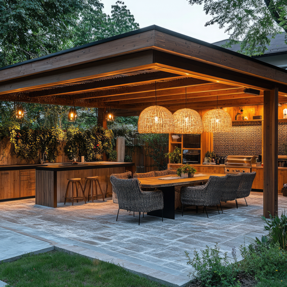 Luxe outdoor living cincinnati pools pergolas 12