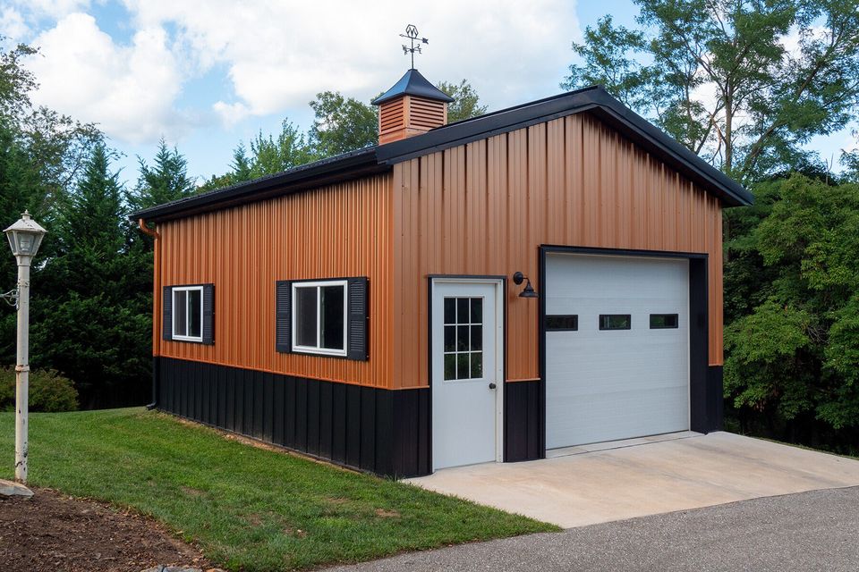Garage steel building