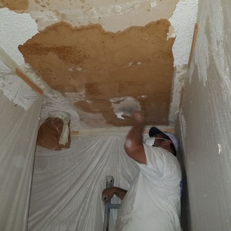 Popcorn ceilings